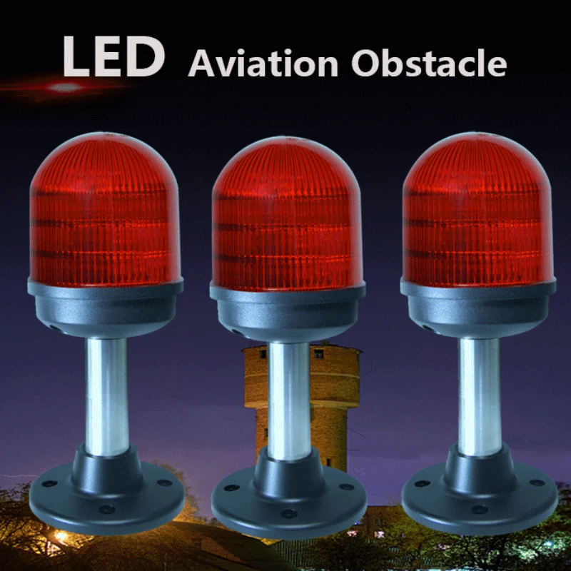 

LED Aviation Obstacle Emergency Flashing Lights