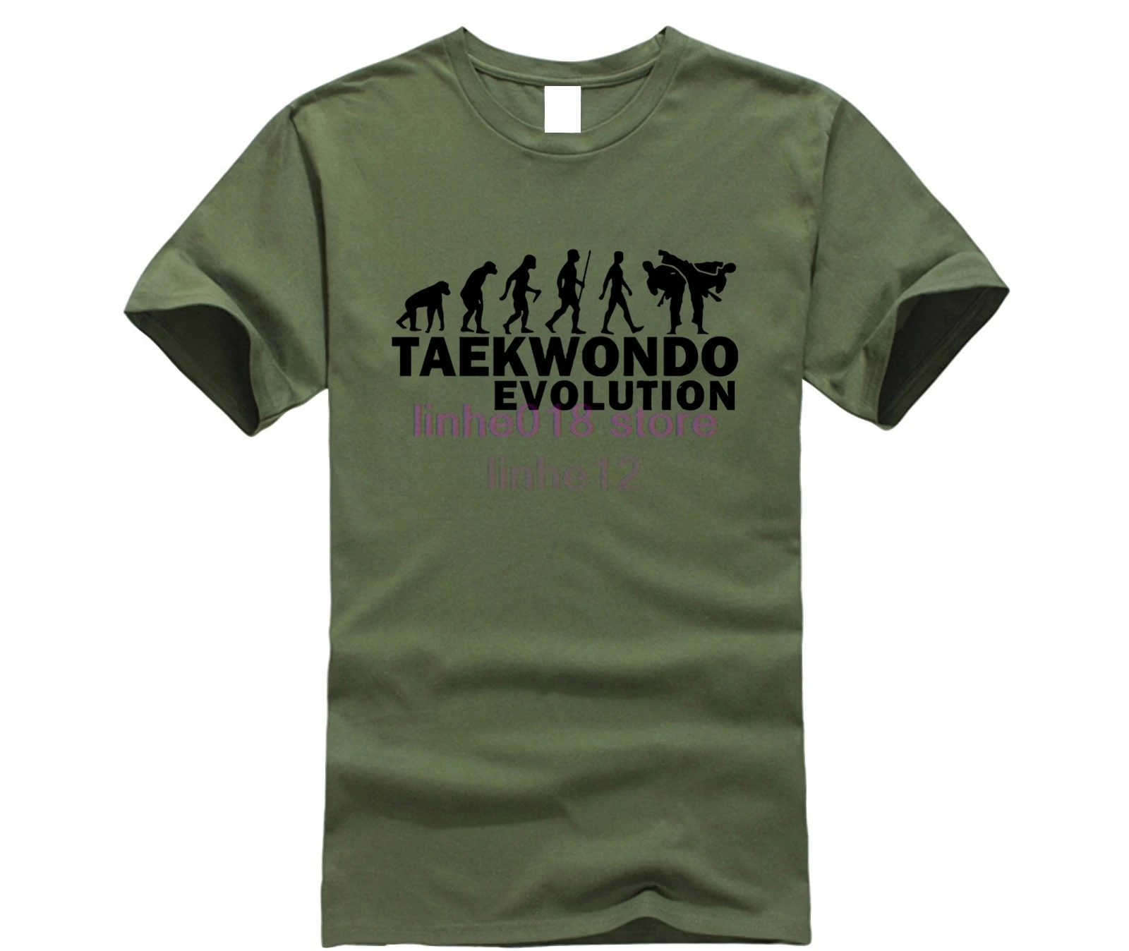 Дизайнерские Забавные футболки для тхэквондо мужские с принтом на заказ базовые