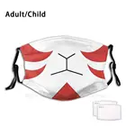 Антипылевая маска Anbu в стиле кота для взрослых и детей, маска сделай сам с фильтром, символ семьи АНБУ Итачи, красная кошка, аниме, косплей, Нара, китсун