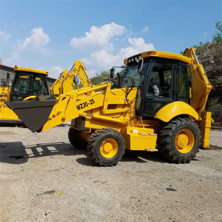 Большой фронтальный и экскаватор погрузчик с ковшом 4 в 1| |