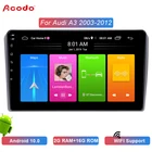 Автомобильный мультимедийный плеер ACODO, 2 Гб ОЗУ 16 Гб ПЗУ, Android 10,0, радио, GPS навигация, 2 Din, для Audi A4 B6 B7 S4 RS4 2002-2008