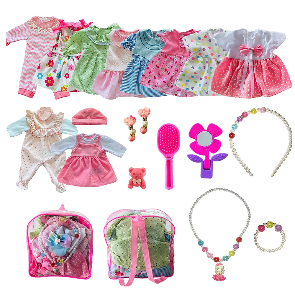 Dress Suit Jewelry Accessory Dolls Accessories Fashion Outfit Baby Birthday Festival Gift