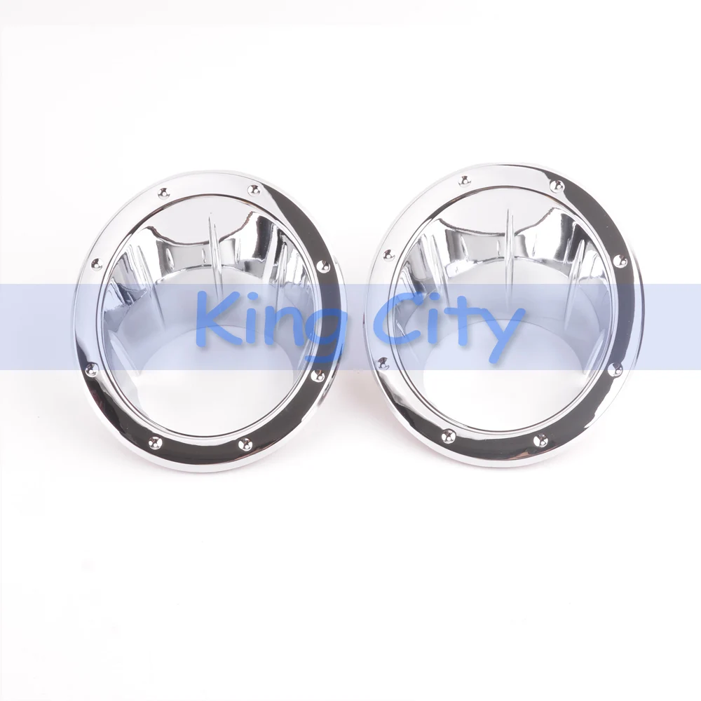 Кепки QX 2 шт. для Chevrolet Кепки tiva 2008 2009 2010 переднего бампера Туман светильник абажур для лампы с металлическим каркаксом туман светильник Кепки рама оболочка рамка для решетка радиатора