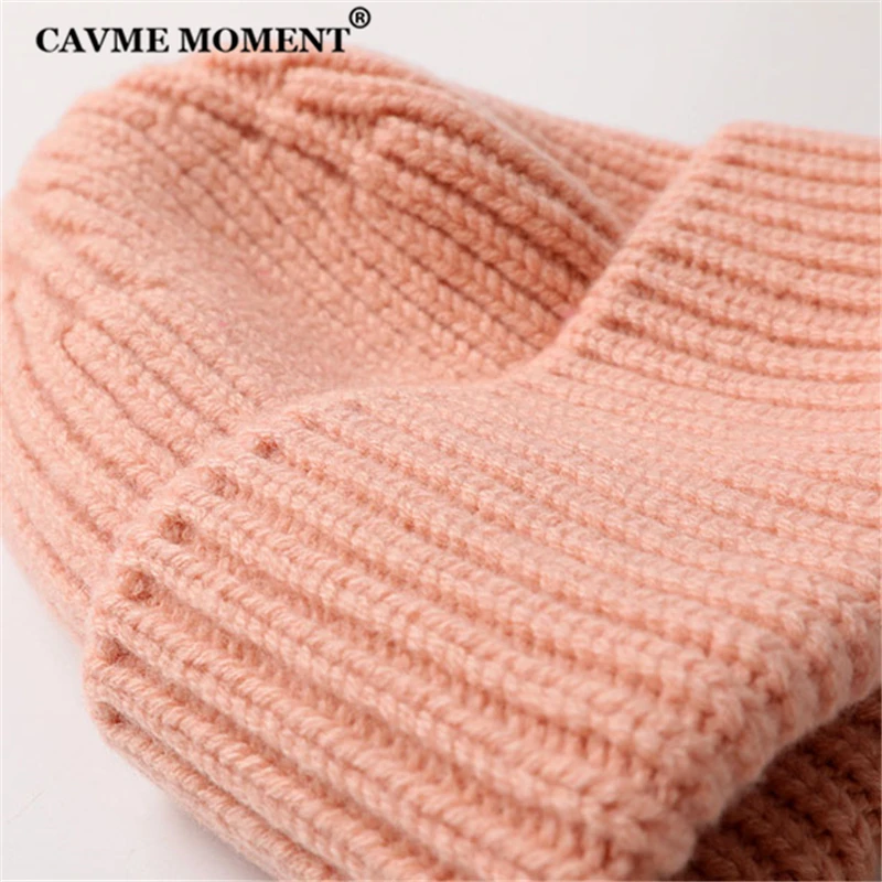 CAVME, шерстяные шапки бини, шапки, унисекс, Повседневные шапки, одноцветные, для женщин, мужчин, зимние шапки для девушек, 99% Натуральная шерсть