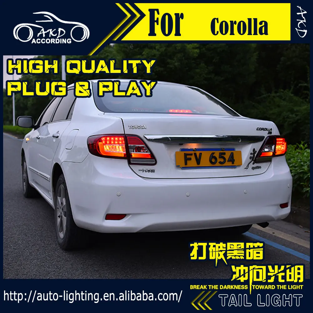 AKD автомобильный Стайлинг задний фонарь для Toyota Corolla задсветильник s 2011-2013