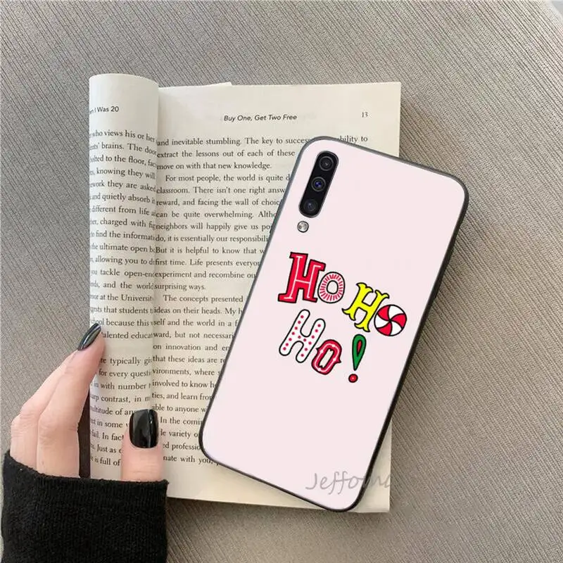 

cute Snowman Christmas Phone Case For Samsung galaxy S 7 8 9 10 20 edge A 6 10 20 30 50 51 70 note 10 plus