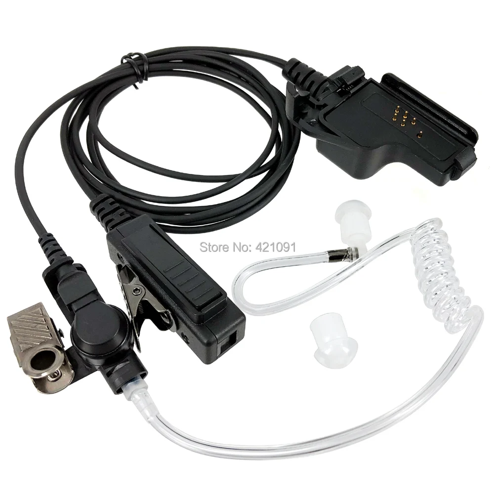 Headset Acoustic Tube Earpiece Mic for Motorola MTX XTS HT1000 XTS5000 XTS2500 MTS2000 MT2000 GP900 Walkie Talkie Two Way Radio