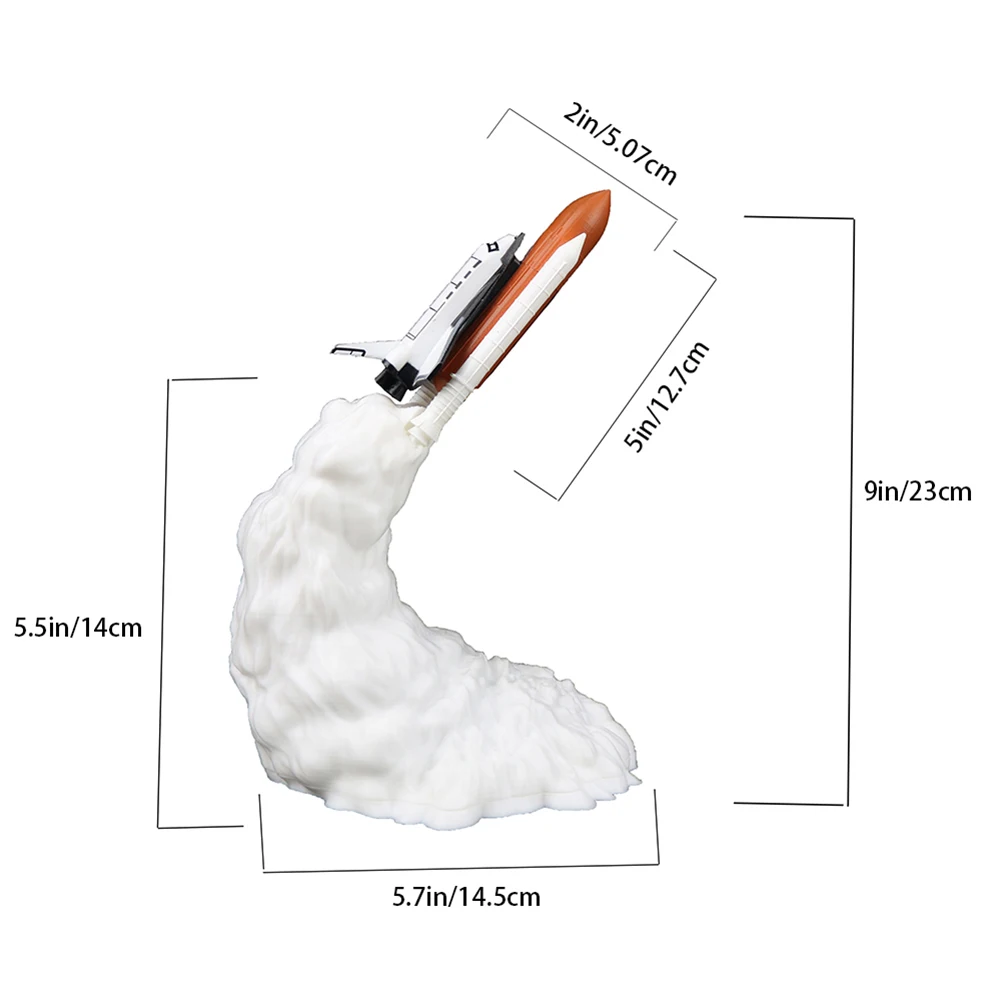 

4 type Space Shuttle Lamp and Moon lamps In Night Light By 3D Print For Space Lovers Rocket Lamp Night Light for Rocket Lovers