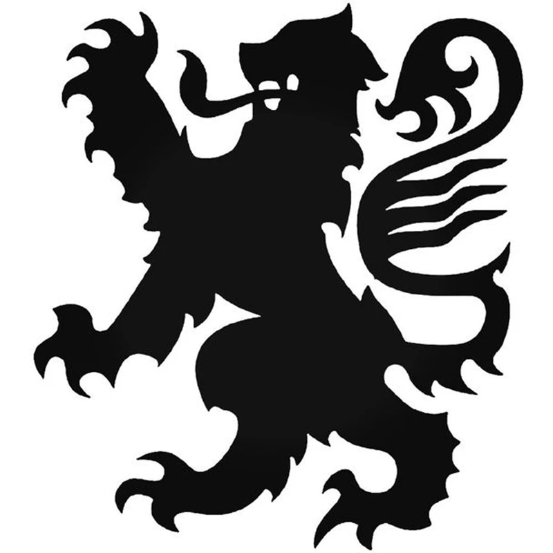 CK20061# наклейки на авто Геральдика лев водонепроницаемые машину наклейка для