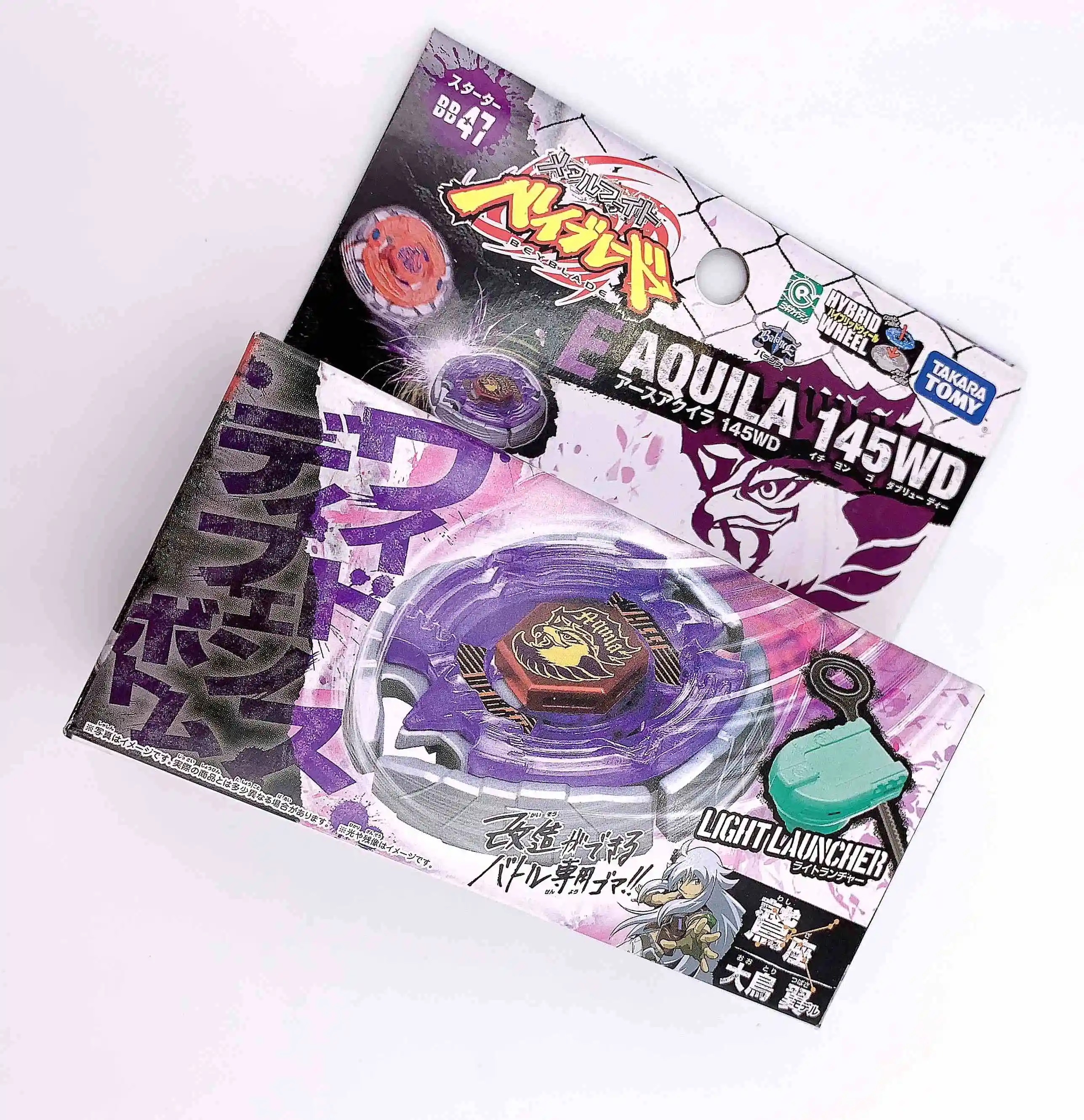 Оптовая продажа оригинальный TAKARA TOMY Япония BEYBLADE METAL FUSION BB-47 EARTH EAGLE AQUILA 145WD +