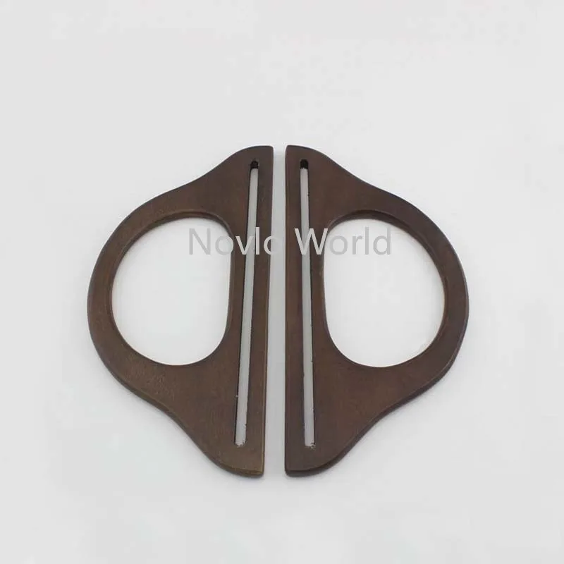 4 10 шт. коричневые деревянные верхние ручки для шитья Сумки 24 5 х11 см|bag handles|bag handles