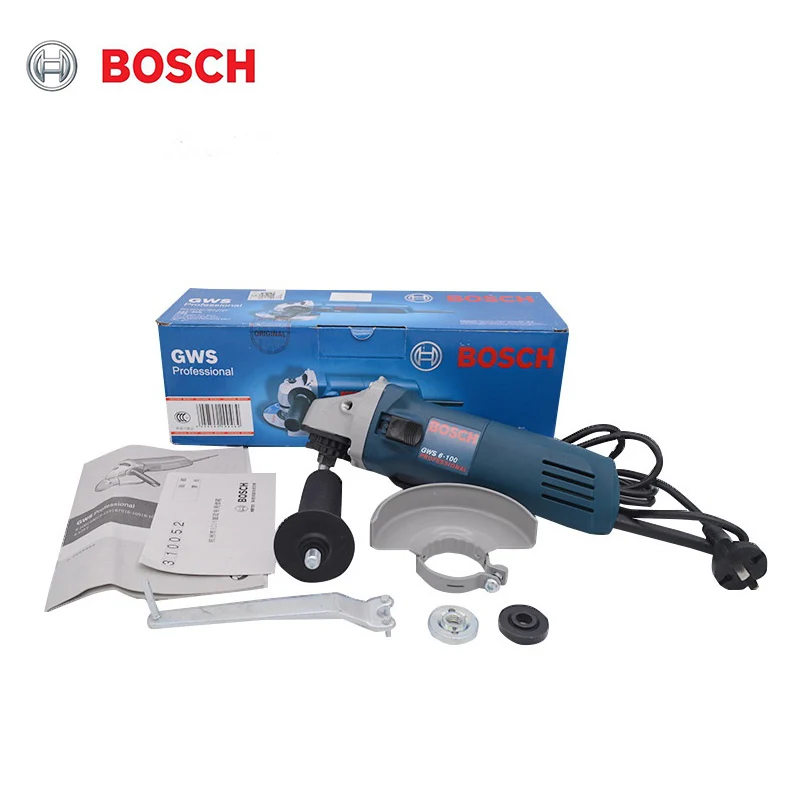 BOSCH GWS 6 100 670 Вт мощность угловая шлифовальная машина для резки полировальная с