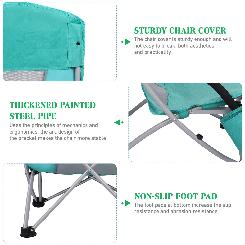 Низкое сиденье пляжное кресло складной сверхмощный стул для кемпинга с