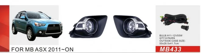 

Qirun fog lamp assembly lights+covers+wires+switch for Mitsubishi GALANT 2010