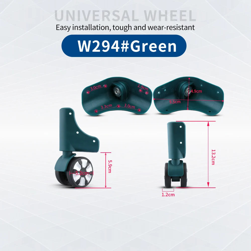 TANGYIPIN W294 Universal wheel travel trolley suitcase luggage replace hard shell box repair colored original accessories wheels
