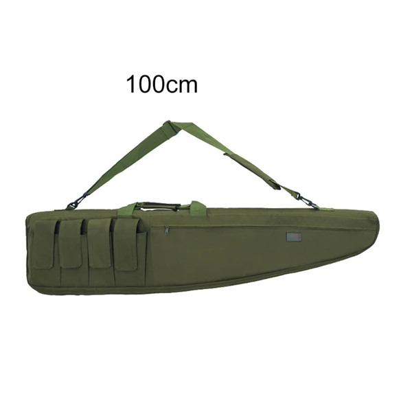 Green 100cm 70 100 120 см охотничья сумка страйкбол военный снайперский Пистолет Чехол для переноски винтовки армейский боевой карабин наплечный рюкзак Охотничьи аксессуары - Цвет: Green 100cm