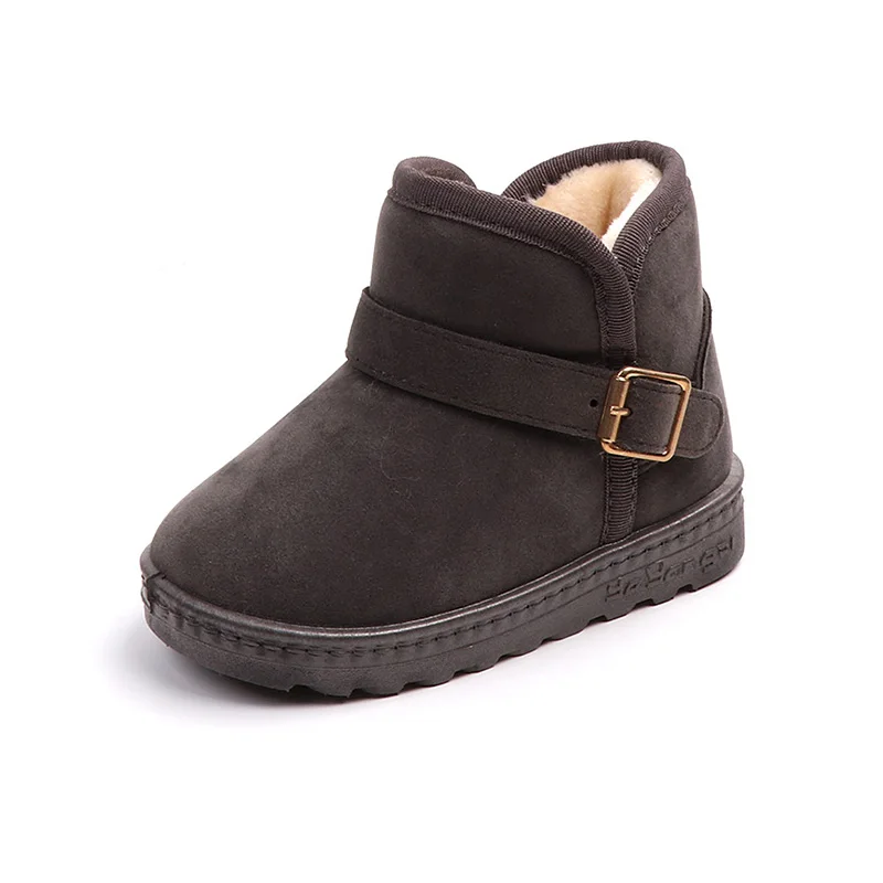 Зимний новый стиль для детей модные ботильоны женщин мальчиков и девочек на