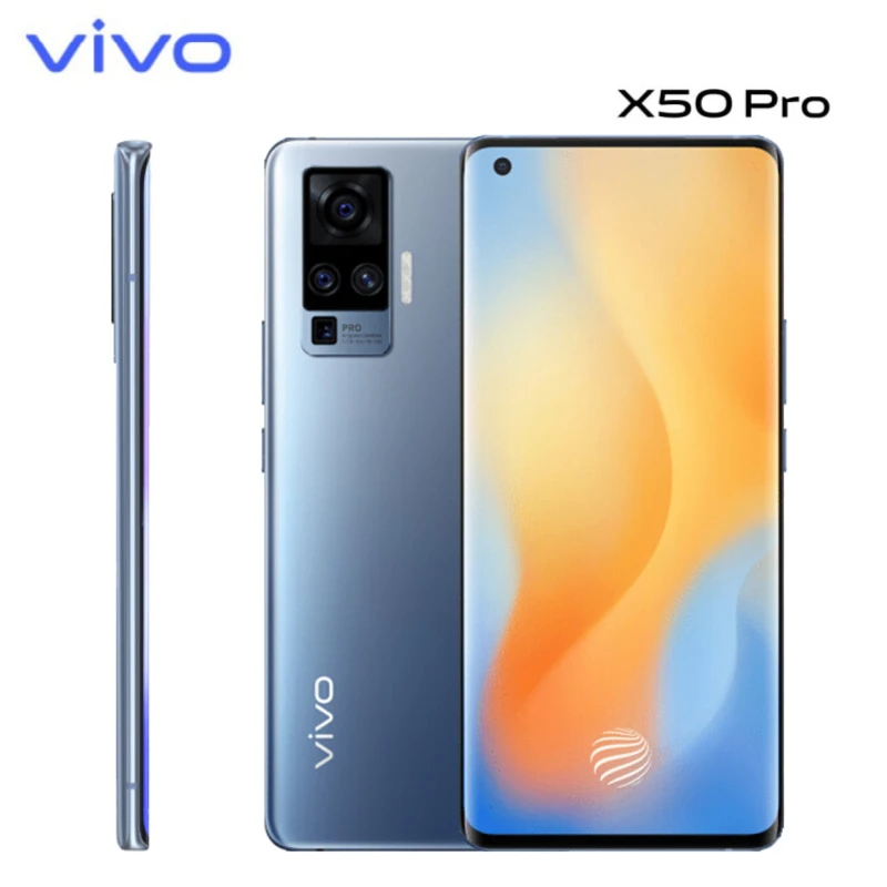 Смартфон VIVO X50 Pro 8 ГБ + 128 ГБ/256 60X зум 48 МП 4315 мАч NFC Snapdragon 76 5G 33 Вт быстрая зарядка
