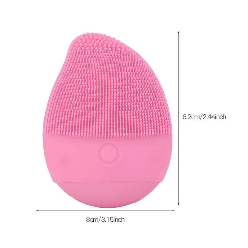 Мини электрическая Массажная щетка для очистки лица отшелушивающая машина мытья