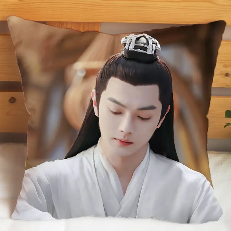 Старинная любовная поэзия Qiangu Juecheng Xu Kai Zhou Dongyu двухсторонняя диванная подушка 35x35 см 45x45 см домашний декор