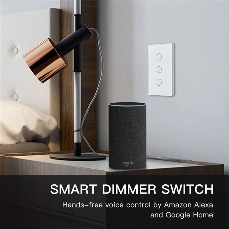 Умный выключатель света Tuya Smart Life Wi Fi дистанционное управление через приложение