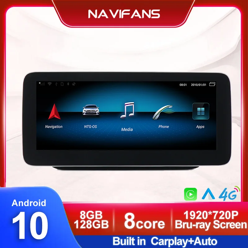 

12,5 дюймовый 8G + 128G Android 10 Автомобильный dvd Радио GPS навигация для Mercedes Benz CLS Class W218 2011 - 2018 4G LTE Wi-Fi Carplay авто