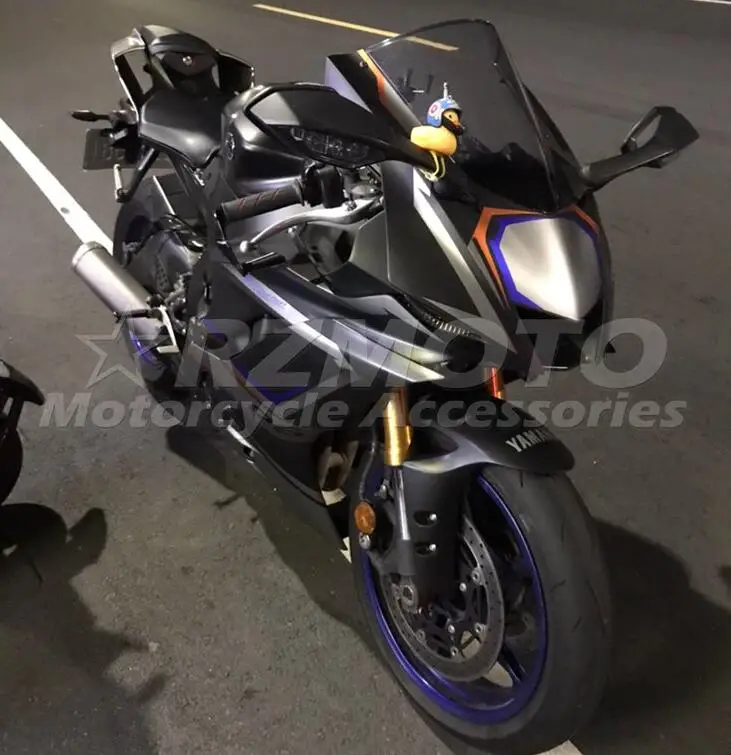 Новый ABS Мотоциклетный цельный обтекатель комплект 100% подходит для YAMAHA YZF-R6 R6 2017