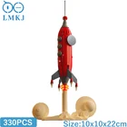 Конструктор MOC Rocketshipby, Детский конструктор для космических исследований, пусковая ракета