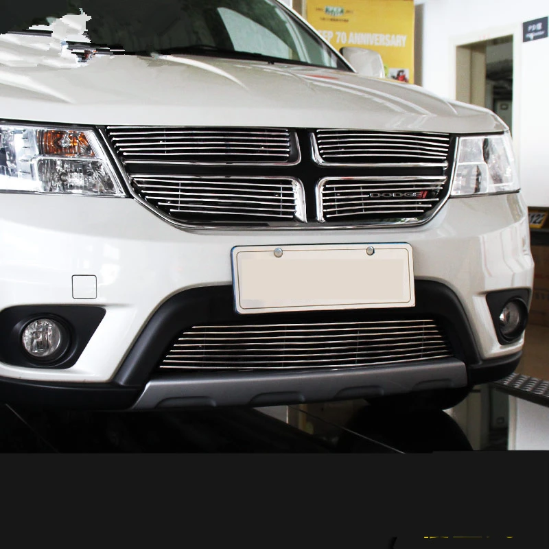 Комплект переднего бампера для Dodge Journey/JCUV/Caliber модифицированный алюминиевый