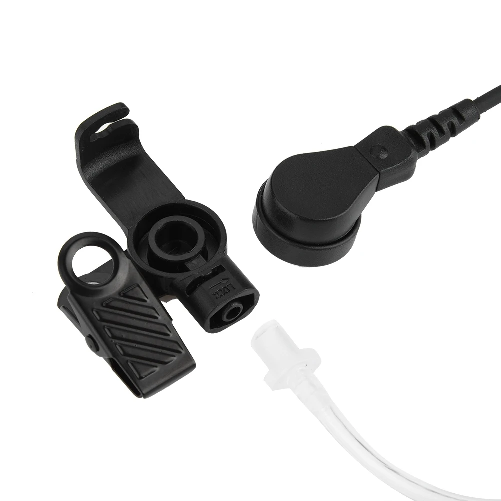 3.5mm Universal Listen Only Acoustic Tube Earpiece Headset With Earmolds For Speaker Mic | Электроника