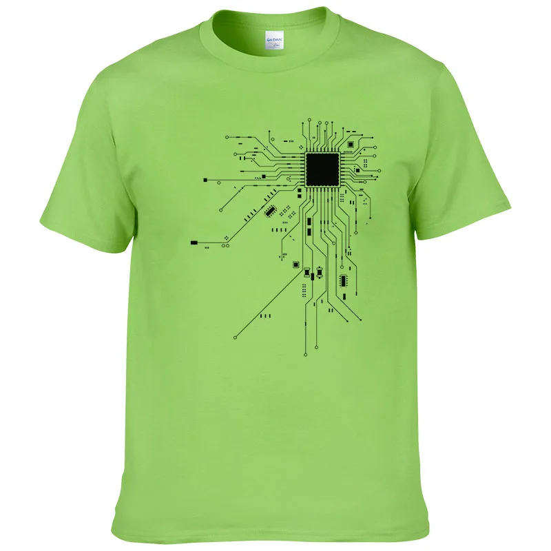

Computer CPU Core Heart T-Shirt Men's GEEK Nerd Freak Hacker PC Gamer Tee Summer Short Sleeve Cotton T Shirt Euro Size #303