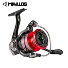 Спиннинговая катушка Mavllos, максимальная нагрузка 5-10 кг, коэффициент сопротивления 5,2: 14.7:1, Рыболовная катушка с металлической ручкой для ловли окуня и щуки