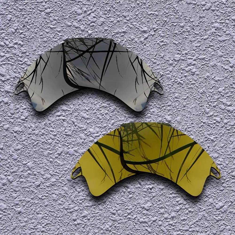 Black-Copper 2 Pairs Polarized Replacement Lenses for Oakley Fast Jacket XL Sunglasses- Multiple Choices - Цвет линз: Black-Copper