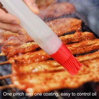 kitchen gadgets bbq grilling brushes pastry basting oil bottle heat resistant brush soy sauce dispenser barbecue utensils
