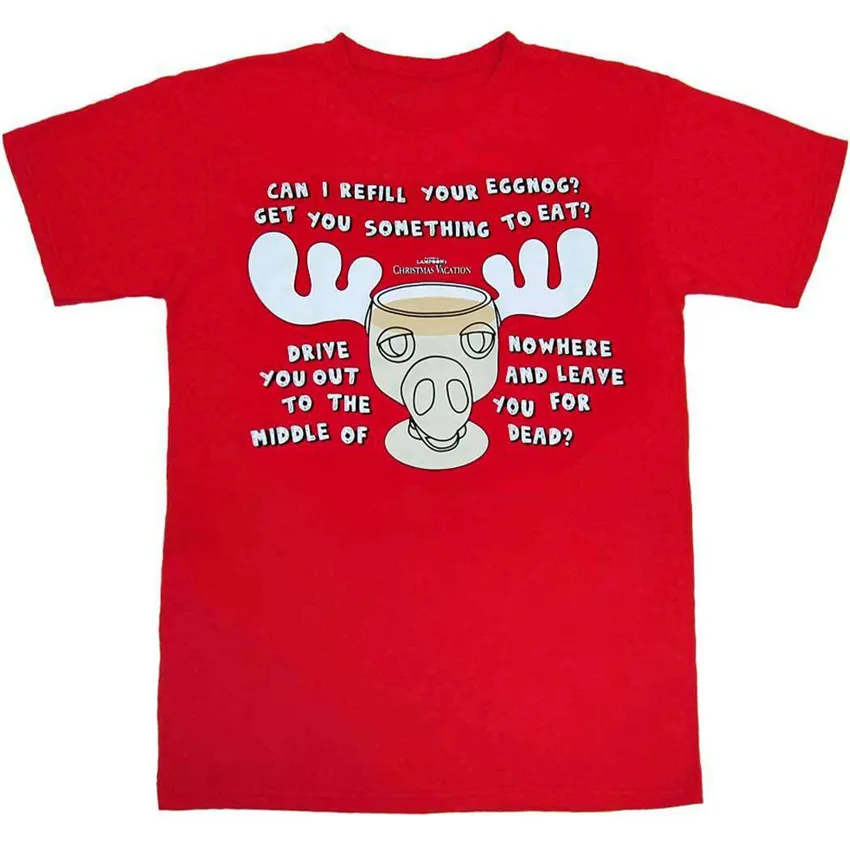 Футболка с надписью National Lampoon's Christmas каникулы| |