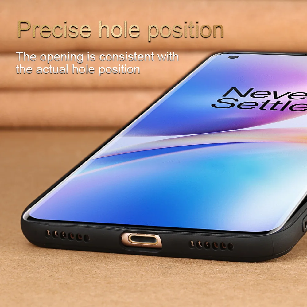 Чехол из натуральной зернистой кожи для телефона Oneplus 8 Pro 8T Nord 2 N10 N200 CE 7 6T 6 7T 5 9 9R