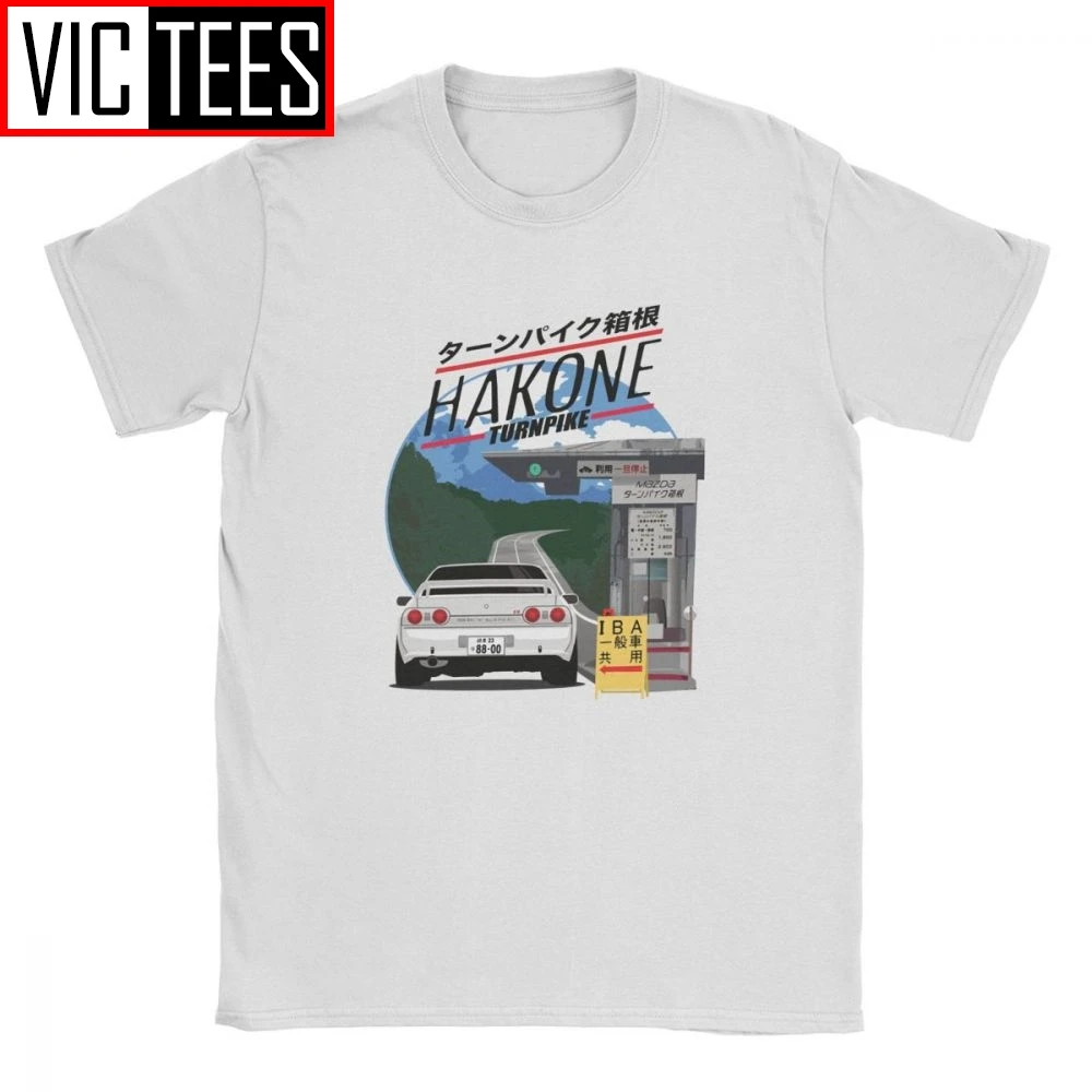 Мужская футболка Hakone Skyline R32 GTR винтажная хлопковая Initial D JDM мужские классические