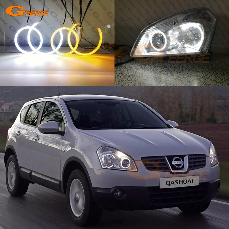Для Nissan Qashqai J10 2007 2008 2009 2010 ультра яркий ремонтный Дневной светильник с поворотным