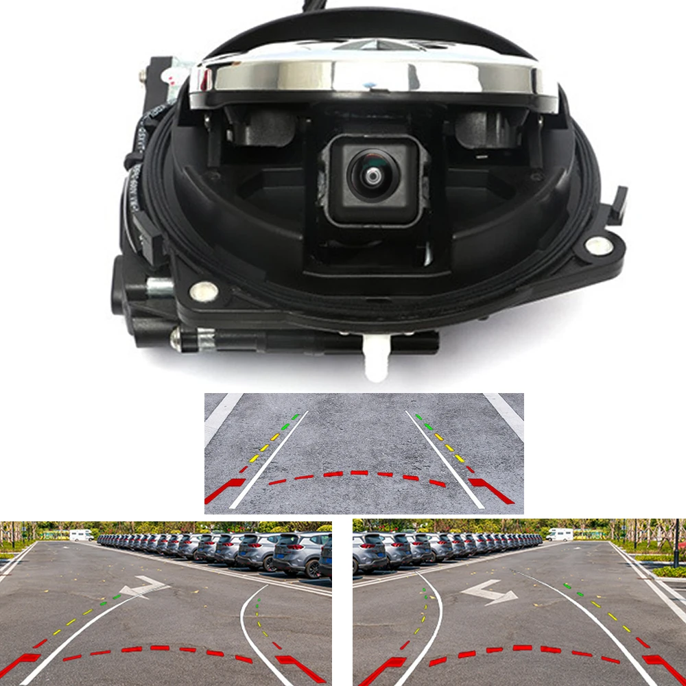 

Vehical Logo Camera for VW OEM Waterproof Auto Flipping Emblem with Trunk Switch Rear View Camera for VW Passat B8 Golf GTI