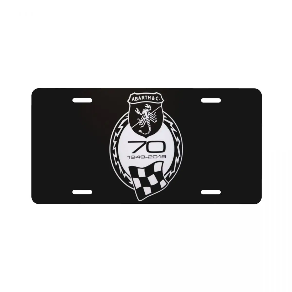 

Металлический автомобильный номерной знак Fiat автомобиль Abarth, модель 6 дюймов x 12 дюймов