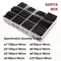 625ps black boxed heat shrinktubing 21 electronic diy kitinsulated polyolefin sheathed shrink tubing cables and cables tube