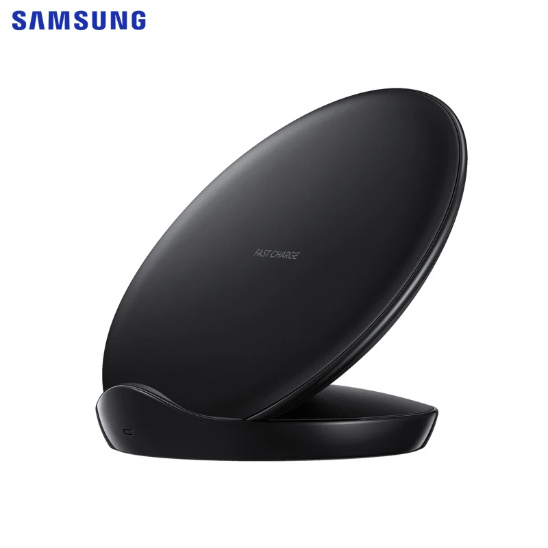 Black Оригинальное Быстрое беспроводное зарядное устройство samsung для samsung Galaxy S9 Plus S10+ N9600 iPhone8 S7 edge G955F S8 S9 EP-NG930 - Тип штекера: Black