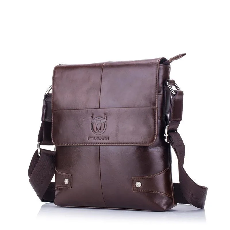 

YourSeason Mens 2021 Casual Genuine Leather Ipad Messenger Business Bag Casual Soft Cowhide Shoulder Boys Crossbody HandBags