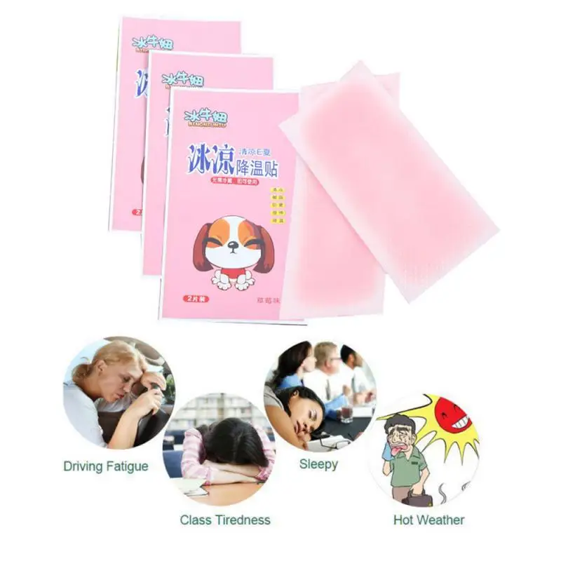 1 шт. антипиретические головная боль облегчить Pad ниже Температура паста льда