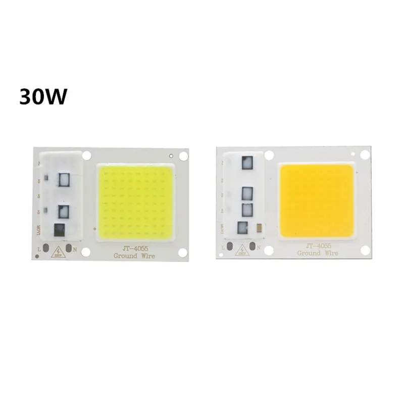220 В светодиодный чип лампы Smart IC No Driver COB Beads Ampoule Светодиодная лампа прожектор 20 Вт