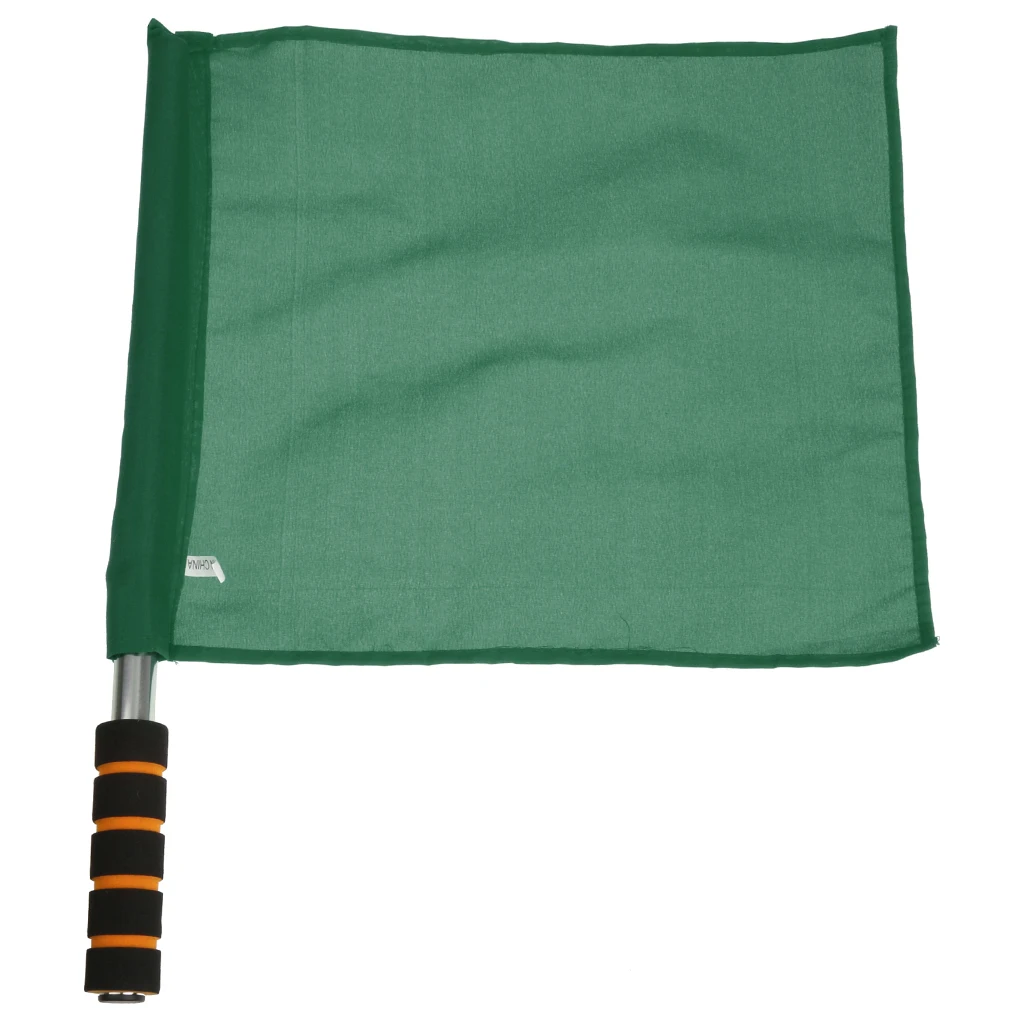 

Referee Football Soccer Hocky Lineman Flag Hand Flag Competition Flag Green