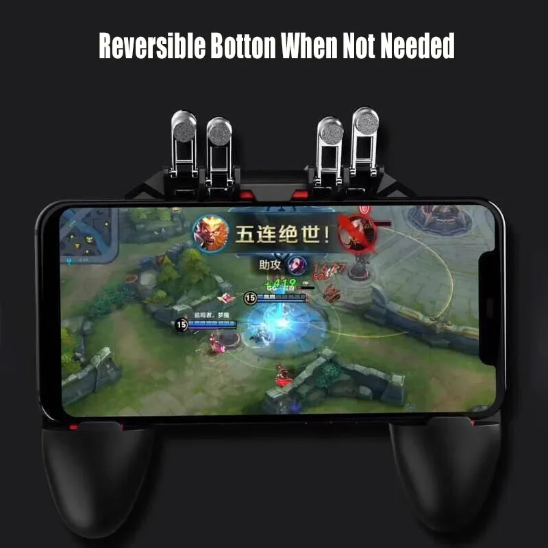 Геймпад Pubg контроллер мобильный свободный Android джойстик/качество 6 пальцев игровой коврик контроллер игровые плееры для Iphone Xiaomi