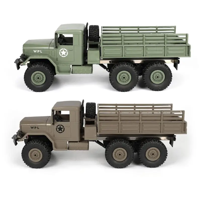 WPL B16 RC военный комплект с грузовиком 4WD 1/16 внедорожный гусеничный автомобиль игрушка для мальчиков DIY 634F