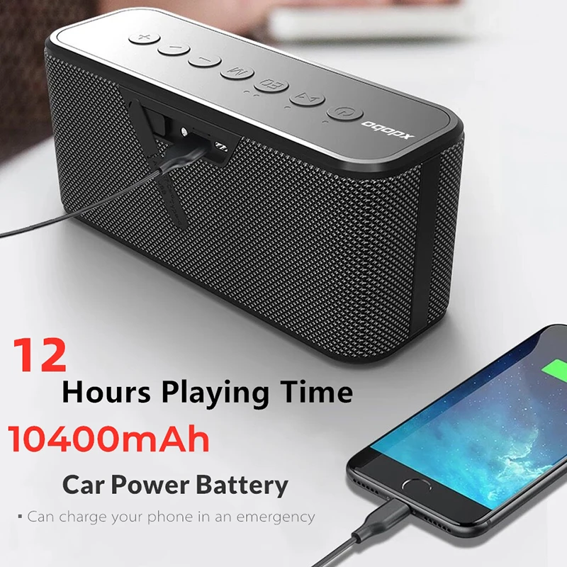 Фото XDOBO X8 Plus 80W Portable Wireless Bluetooth Speaker IPX5 Waterproof Subwoofer 10400mAh Large Capacity Battery Supports TF Card XDOBO X8 Plus 80W Portable Wireless Bluetooth Speaker IPX5 Waterproof Subwoofer 10400mAh Large Capacity Battery Supports TF Card