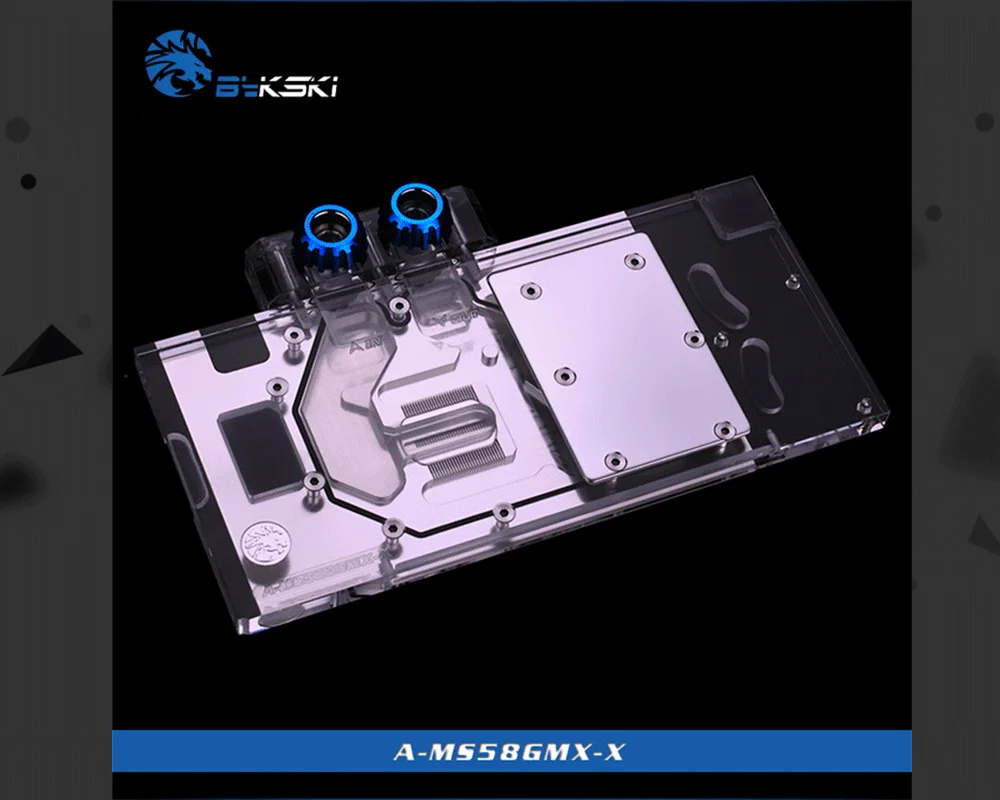 Bykski A-MS58GMX-X, полное покрытие видеокарты блок водяного охлаждения для MSI RX580 Armor